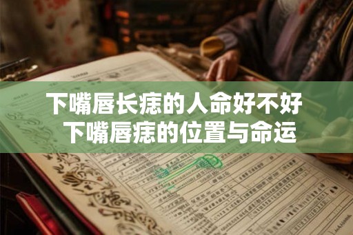 下嘴唇长痣的人命好不好  下嘴唇痣的位置与命运