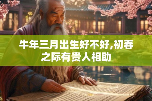 牛年三月出生好不好,初春之际有贵人相助