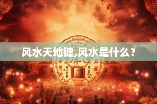 风水天地键,风水是什么？