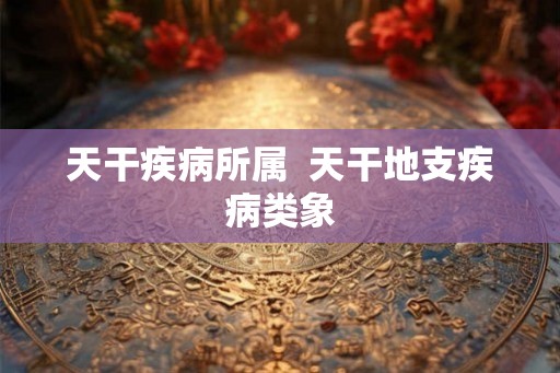 天干疾病所属  天干地支疾病类象