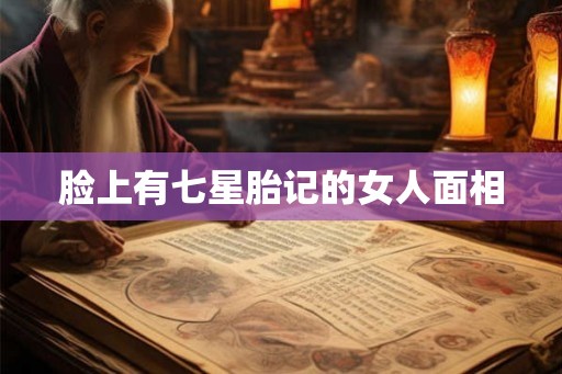 脸上有七星胎记的女人面相