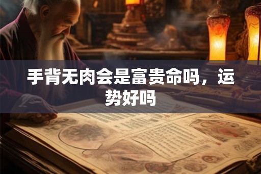 手背无肉会是富贵命吗,运势好吗 手背无肉会是富贵命吗,运势好吗