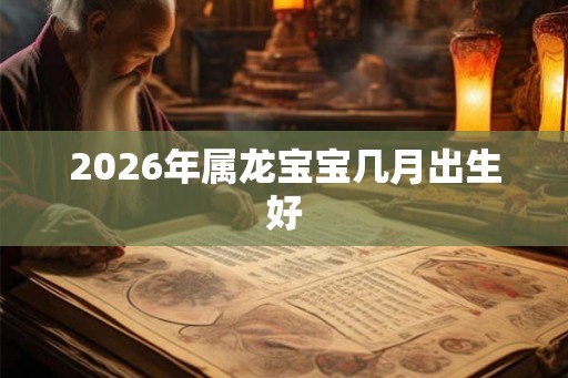 2026年属龙宝宝几月出生好 2026年属龙宝宝几月出生好