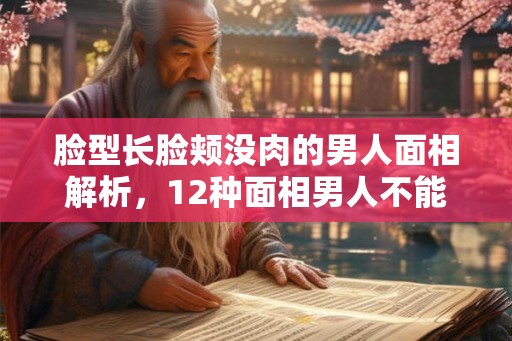 脸型长脸颊没肉的男人面相解析，12种面相男人不能嫁