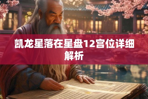 凯龙星落在星盘12宫位详细解析 凯龙星落在星盘12宫位详细解析