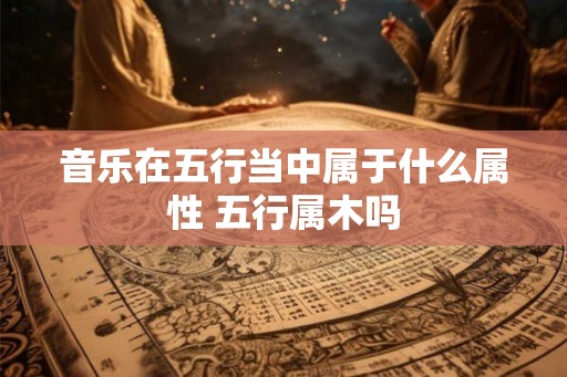 音乐在五行当中属于什么属性 五行属木吗