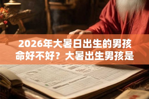 2026年大暑日出生的男孩命好不好？大暑出生男孩是什么命？