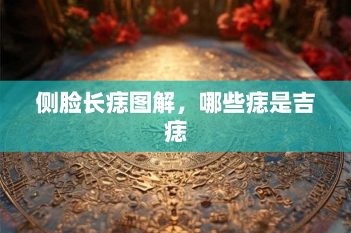 侧脸长痣图解，哪些痣是吉痣
