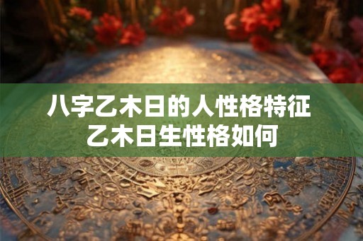 八字乙木日的人性格特征 乙木日生性格如何