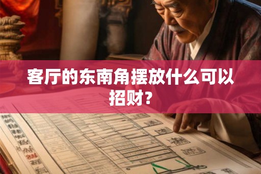 客厅的东南角摆放什么可以招财？