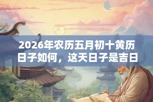2026年农历五月初十黄历日子如何,这天日子是吉日吗? 2026年农历五月初十黄历日子如何,这天日子是吉日吗?