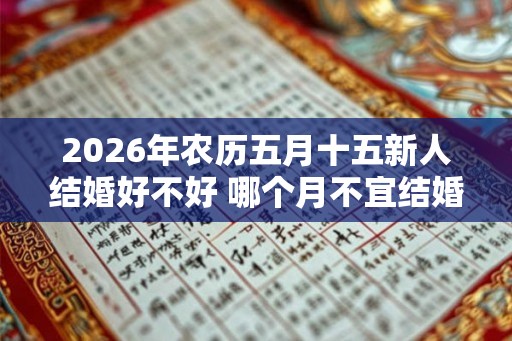 2026年农历五月十五新人结婚好不好 哪个月不宜结婚 2026年农历五月十五新人结婚好不好 哪个月不宜结婚