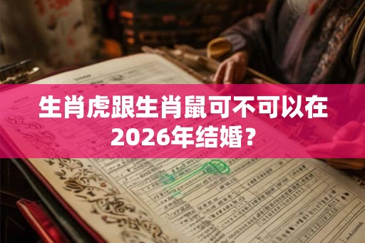 生肖虎跟生肖鼠可不可以在2026年结婚？