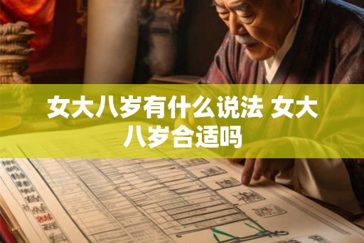 女大八岁有什么说法 女大八岁合适吗