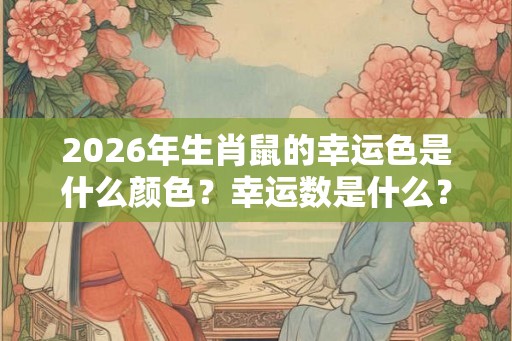 2026年生肖鼠的幸运色是什么颜色？幸运数是什么？