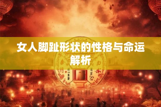 女人脚趾形状的性格与命运解析