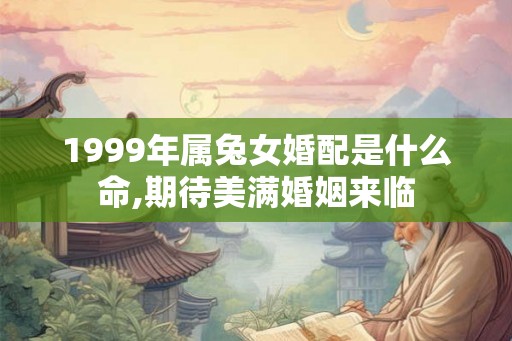 1999年属兔女婚配是什么命,期待美满婚姻来临