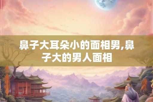 鼻子大耳朵小的面相男,鼻子大的男人面相