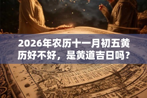 2026年农历十一月初五黄历好不好,是黄道吉日吗? 2026年农历十一月初五黄历好不好,是黄道吉日吗?