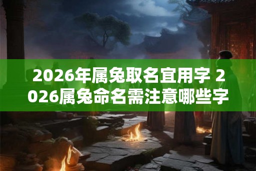 2026年属兔取名宜用字 2026属兔命名需注意哪些字