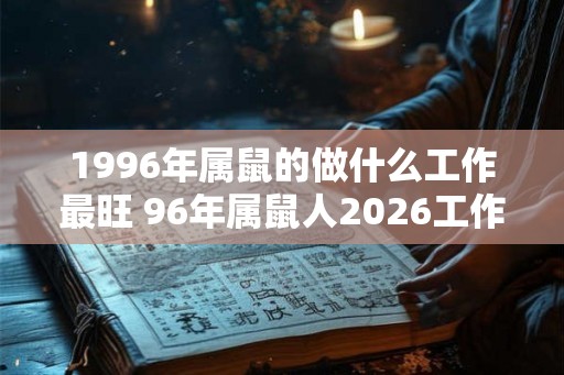 1996年属鼠的做什么工作最旺 96年属鼠人2026工作运势