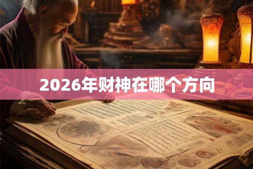2026年财神在哪个方向 2026年财神在哪个方向