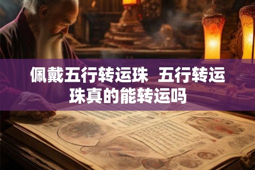 佩戴五行转运珠 五行转运珠真的能转运吗 佩戴五行转运珠 五行转运珠真的能转运吗