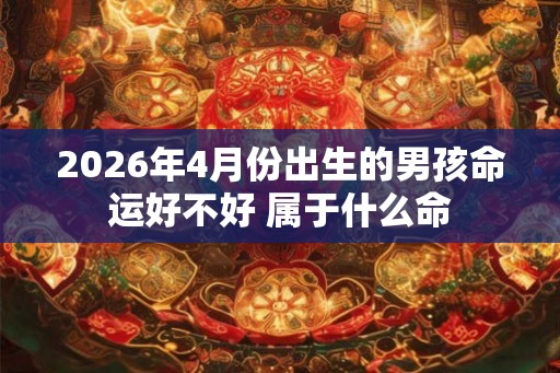 2026年4月份出生的男孩命运好不好 属于什么命 2026年4月份出生的男孩命运好不好 属于什么命