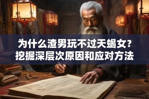 为什么渣男玩不过天蝎女？挖掘深层次原因和应对方法