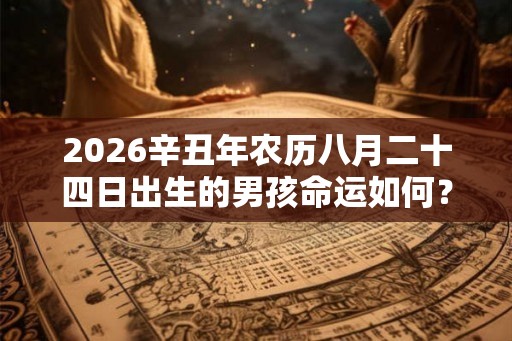 2026辛丑年农历八月二十四日出生的男孩命运如何？