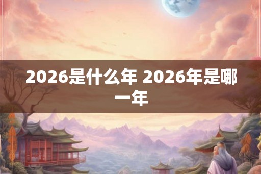 2026是什么年 2026年是哪一年