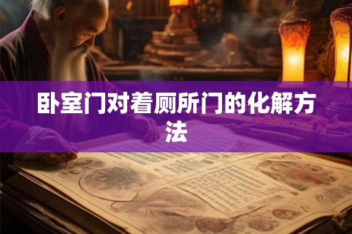 卧室门对着厕所门的化解方法 卧室门对着厕所门的化解方法