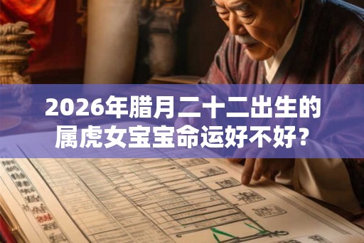 2026年腊月二十二出生的属虎女宝宝命运好不好？