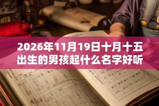 2026年11月19日十月十五出生的男孩起什么名字好听 2026年11月19日十月十五出生的男孩起什么名字好听