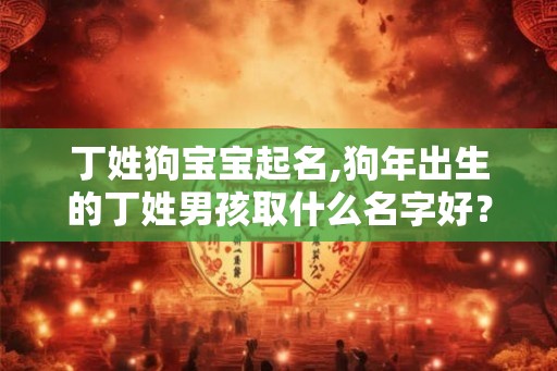 丁姓狗宝宝起名,狗年出生的丁姓男孩取什么名字好？