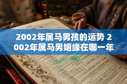 2002年属马男孩的运势 2002年属马男姻缘在哪一年