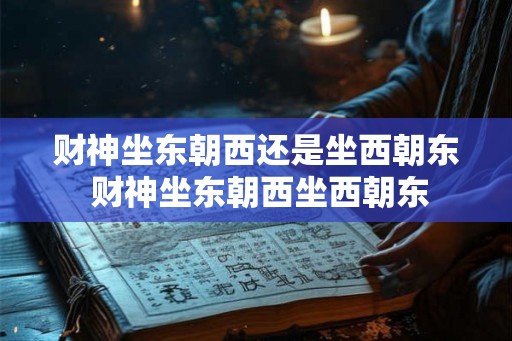 财神坐东朝西还是坐西朝东 财神坐东朝西坐西朝东