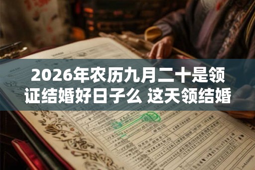 2026年农历九月二十是领证结婚好日子么 这天领结婚证好不好