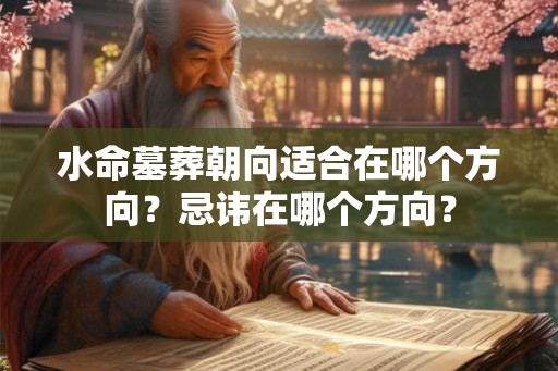 水命墓葬朝向适合在哪个方向?忌讳在哪个方向? 水命墓葬朝向适合在哪个方向?忌讳在哪个方向?