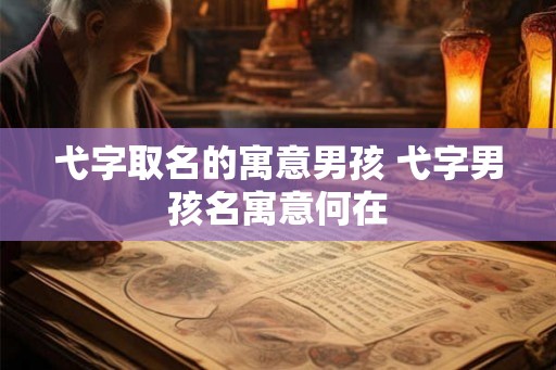 弋字取名的寓意男孩 弋字男孩名寓意何在 弋字取名的寓意男孩 弋字男孩名寓意何在