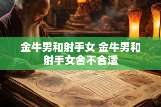 金牛男和射手女 金牛男和射手女合不合适