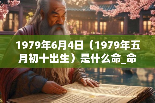 1979年6月4日(1979年五月初十出生)是什么命_命运如何 1979年6月4日(1979年五月初十出生)是什么命_命运如何