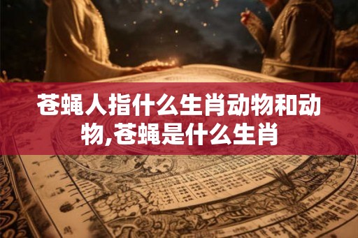 苍蝇人指什么生肖动物和动物,苍蝇是什么生肖