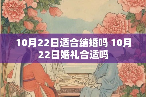 10月22日适合结婚吗 10月22日婚礼合适吗