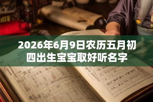 2026年6月9日农历五月初四出生宝宝取好听名字 2026年6月9日农历五月初四出生宝宝取好听名字