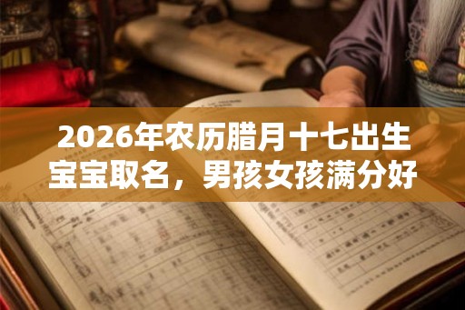 2026年农历腊月十七出生宝宝取名，男孩女孩满分好名字大全