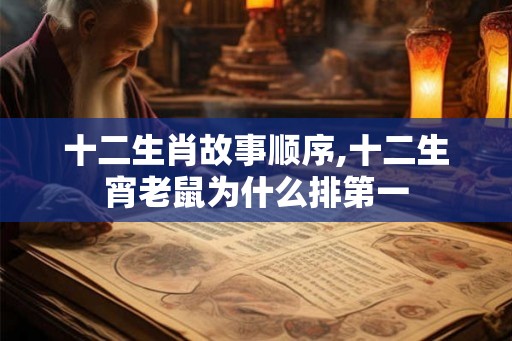 十二生肖故事顺序,十二生宵老鼠为什么排第一