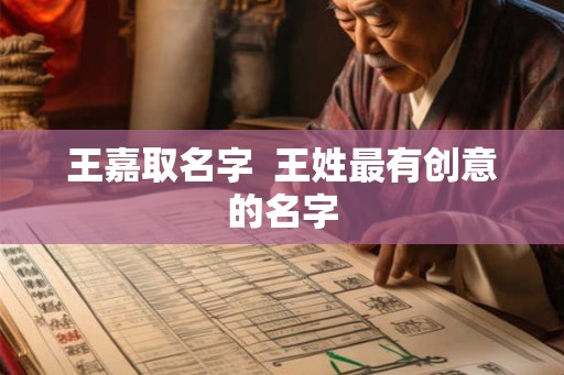 王嘉取名字  王姓最有创意的名字