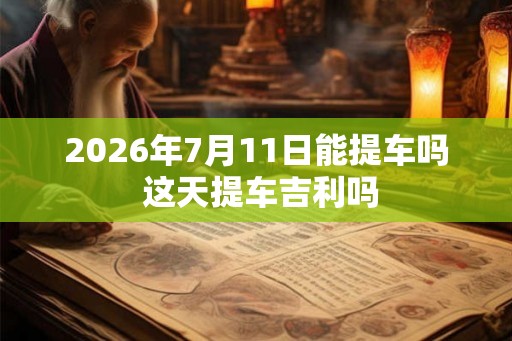 2026年7月11日能提车吗 这天提车吉利吗