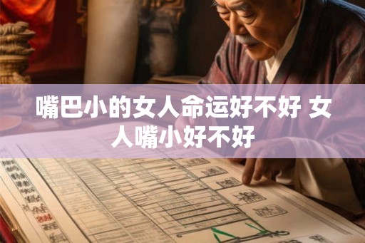 嘴巴小的女人命运好不好 女人嘴小好不好